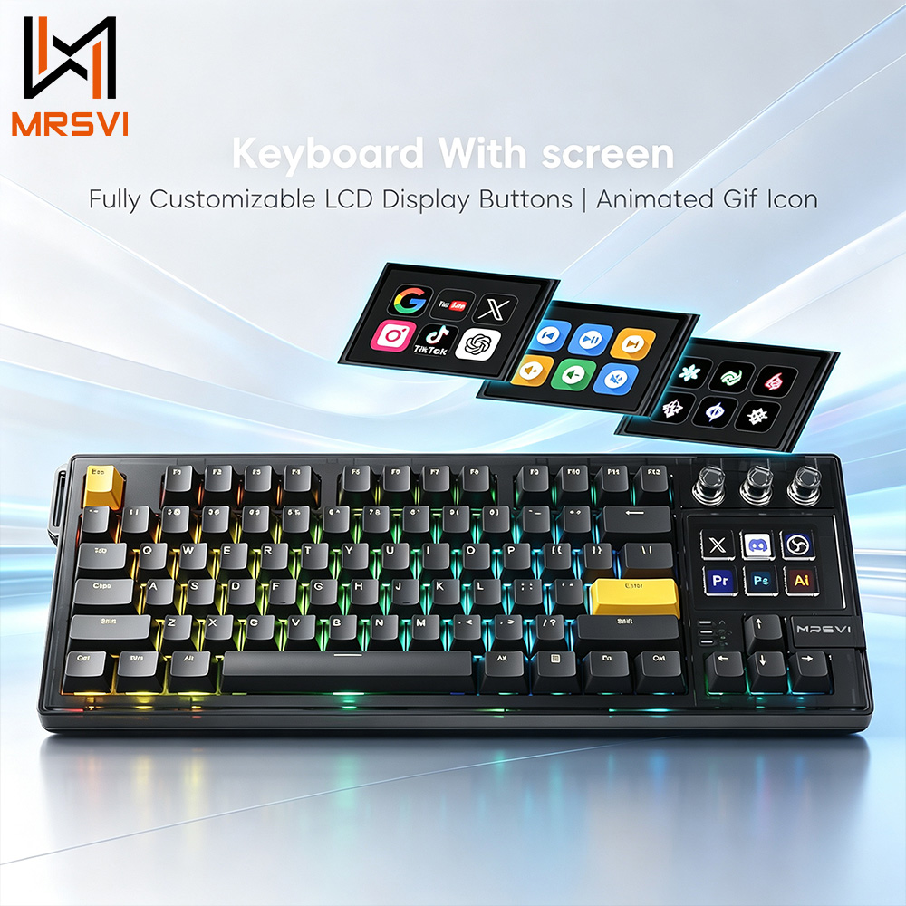 Keyboard Gaming Transparent - Механическая игровая клавиатура MRSVI K1 PRO