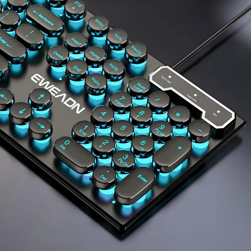 Gaming Keyboard And Mouse - Ретро-панк набор клавиатуры и мыши с