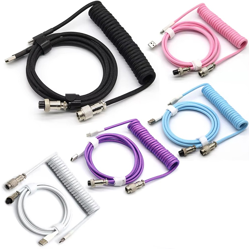Gaming Keyboard Types - Механическая клавиатура, спиральный кабель, авиационный кабель,