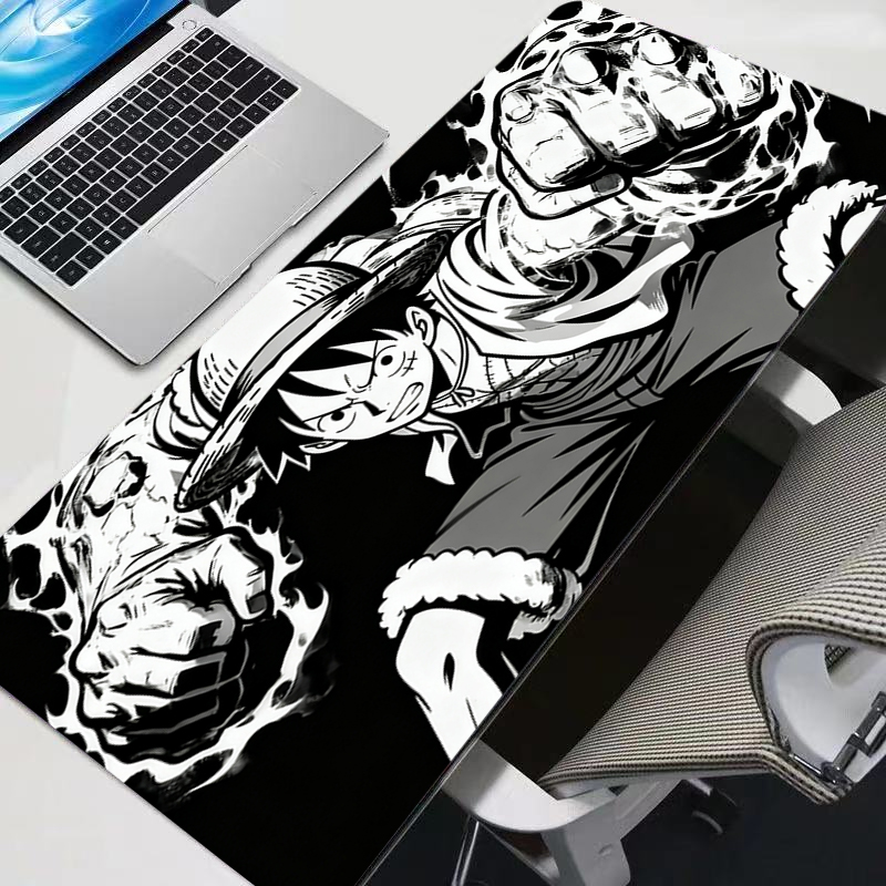 Keyboard Gaming Black - Черно-белый коврик для мыши One Piece