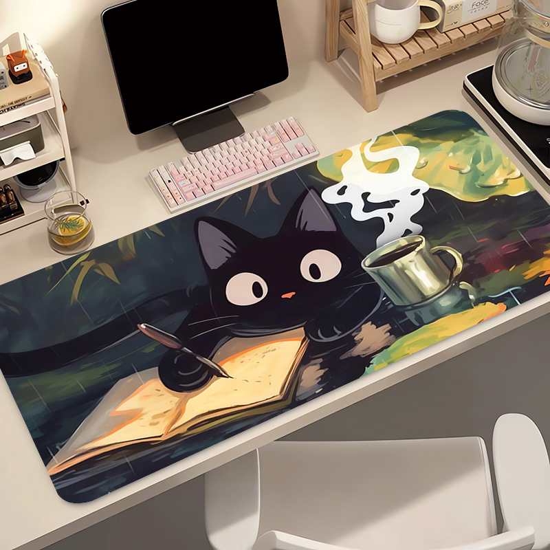 Keyboard Gaming Black - Kawaii Black Cat Силиконовый мягкий игровой