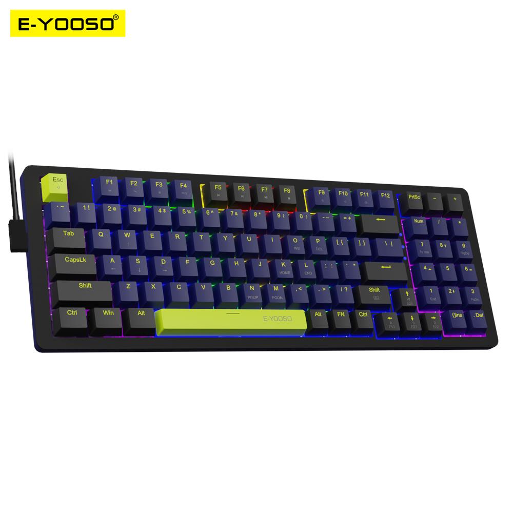 Gaming Keyboard Budget - USB Механическая игровая клавиатура E-YOOSO Z94,