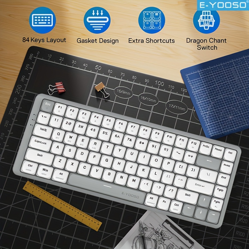 E-YOOSO Tri-Mode 2.4GБеспровод – обзор и цена Gaming Keyboard E Yooso