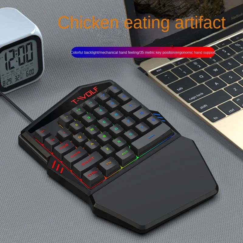 T-WOLF TF900 клавиатура для од – обзор и цена Gaming Keyboard Mini
