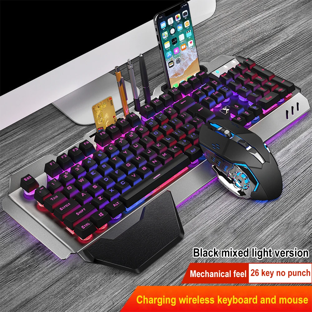 K680 перезаряжаемый 2,4G беспр – обзор и цена Gaming Keyboard Mini