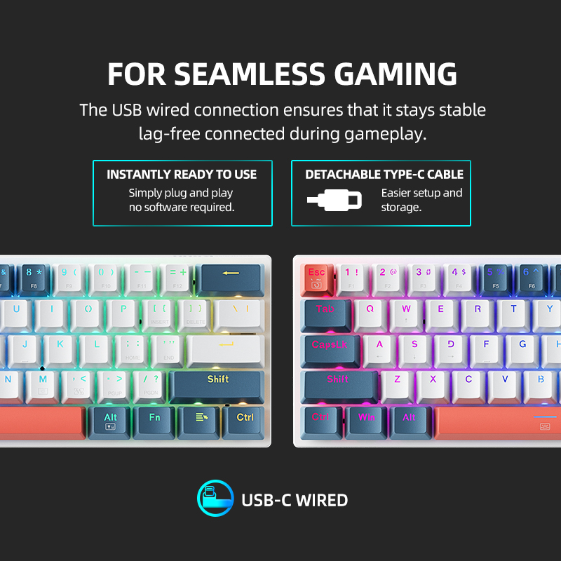 K500-B61 Мини-механическая кла – обзор и цена Gaming Keyboard E Yooso