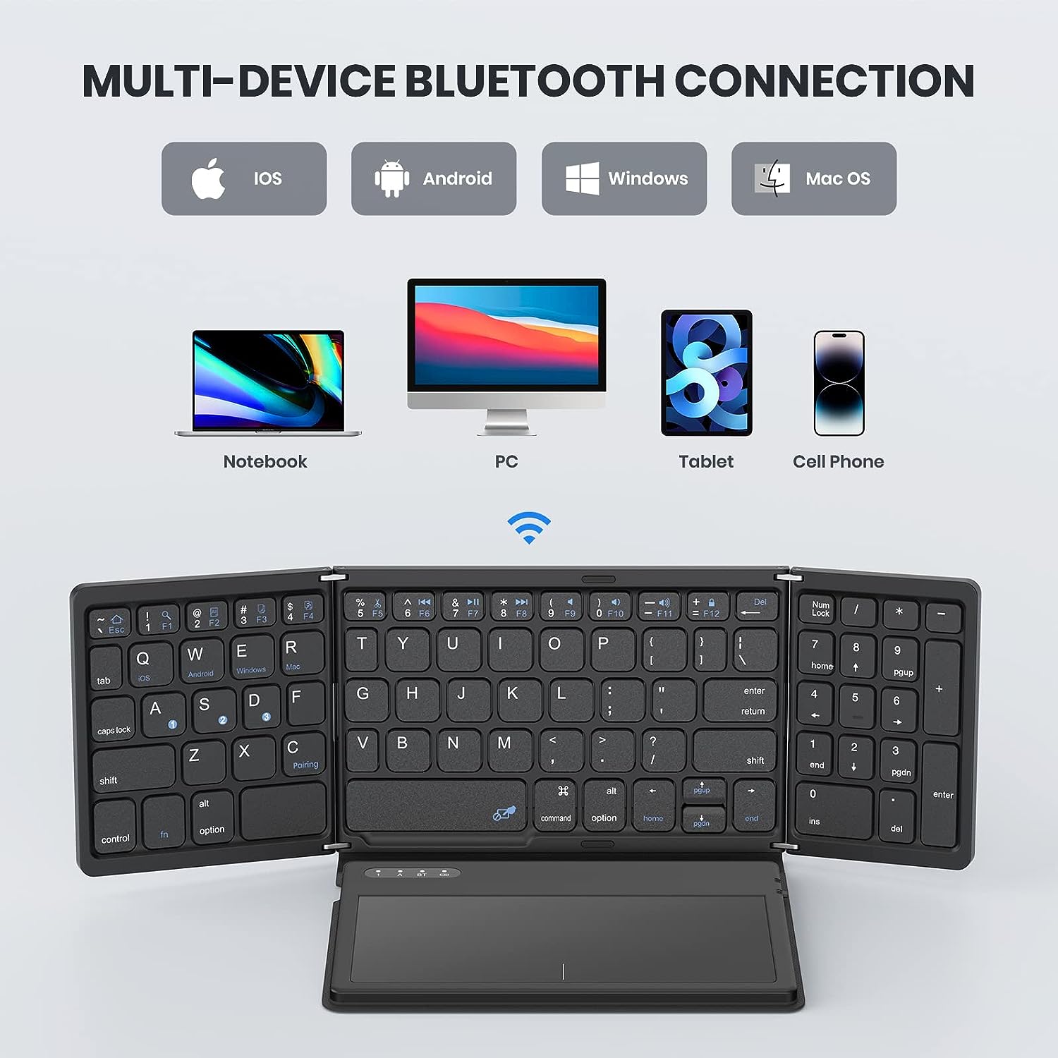 Мини-портативная складная клав – обзор и цена Gaming Keyboard Budget