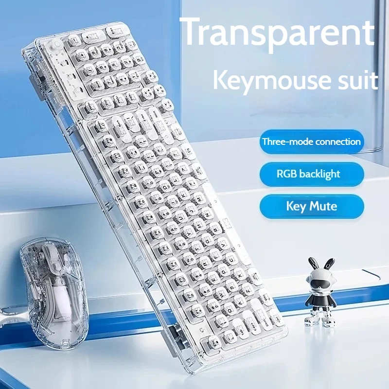 Прозрачный беспроводной Blueto – обзор и цена Keyboard Gaming Transparent