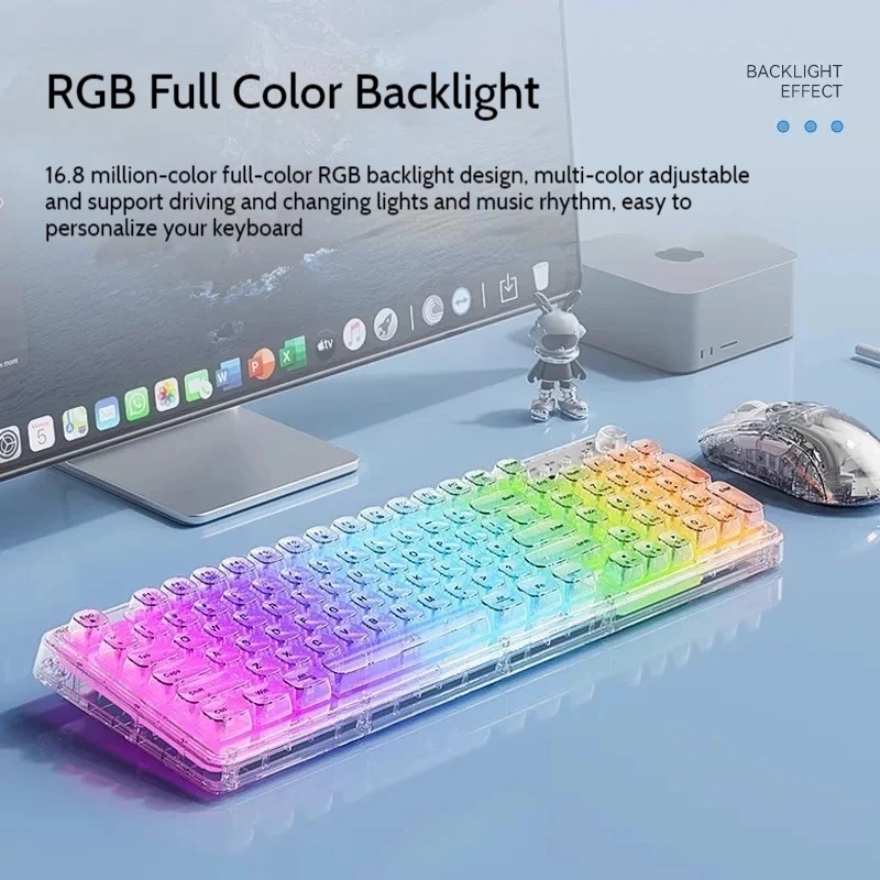 Прозрачный беспроводной Blueto – обзор и цена Keyboard Gaming Transparent