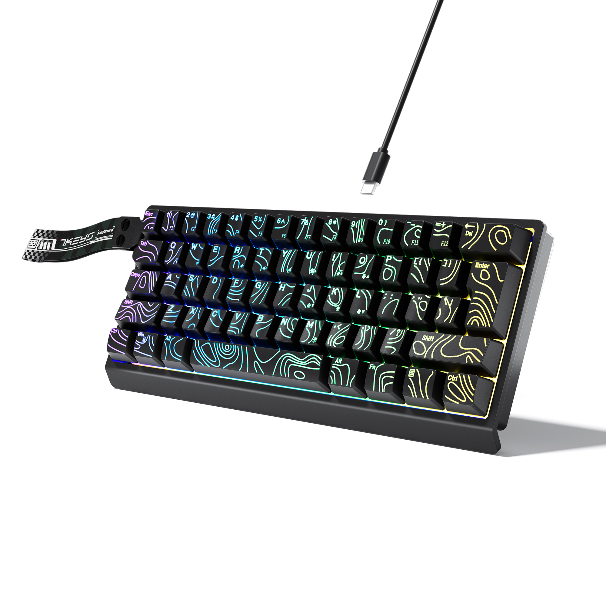 Компактная проводная клавиатур – обзор и цена Keyboard Gaming Transparent