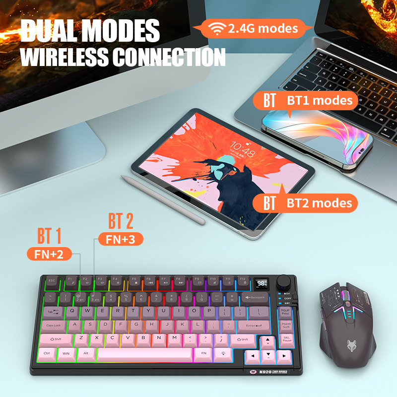 Игровой комплект K920: USB-кла – обзор и цена Keyboard Gaming Transparent